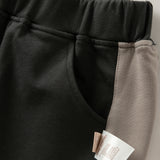 Dave&Bella Toddler Boys Gray Soft Cozy Comfortable Simple Pant Suits
