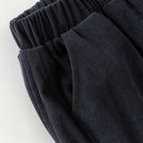 Dave&Bella Toddler Girls Navy/Purple Sweet Soft Comfortable Jogger Pants