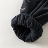 Dave&Bella Toddler Girls Navy/Purple Sweet Soft Comfortable Jogger Pants