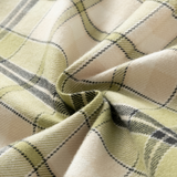 Dave&Bella Toddler Boys Yellow Green Plaid Cozy Cotton Casual Classic Shirts
