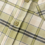 Dave&Bella Toddler Boys Yellow Green Plaid Cozy Cotton Casual Classic Shirts