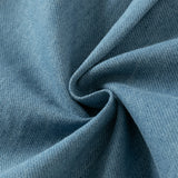 Dave&Bella Toddler Boys Denim Blue Classic Simple Versatile Cmfortable Cozy Cotton Shirts