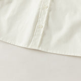 Dave&Bella Toddler Boys Beige Preppy-Style Classic Simple Shirt Pant Suits