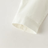 Dave&Bella Toddler Boys Beige Preppy-Style Classic Simple Shirt Pant Suits