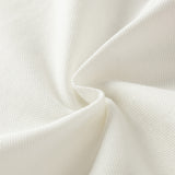 Dave&Bella Toddler Boys White Polo Collar Comfortable Casual Pant Suit