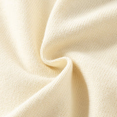 Dave&Bella Toddler Boys Apricot Jacquard V-neck Cozy Comfortable Cotton Cardigans