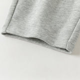 Dave&Bella Toddler Boys Light Grey Daily Simple Versatile Soft Pants