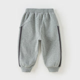Dave&Bella Toddler Boys Grey/Khaki Casual Comfortable Loose Pants