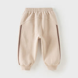 Dave&Bella Toddler Boys Grey/Khaki Casual Comfortable Loose Pants