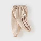 Dave&Bella Toddler Boys Grey/Khaki Casual Comfortable Loose Pants