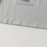 Dave&Bella Toddler Boys Light Gray Robot Print Soft Comfortable Cotton T-shirts