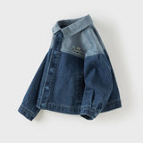 Dave&Bella Toddler Boys Denim Blue Comfortable Classic Denim Jackets