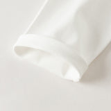 Dave&Bella Toddler Boys White Round Collar Cute Print Comfortable T-shirts
