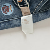 Dave&Bella Toddler Boys Denim Blue Retro Classic Distressed Jogger Pants