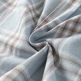 Dave&Bella Toddler Boys Blue Plaid Casual Versatile Cozy Cotton Comfortable Shirts