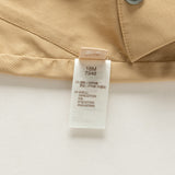 Dave&Bella Toddler Boys Color Stripe Shirt Khaki Casual Soft Pants Suits
