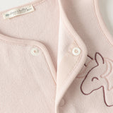 Dave&Bella Toddler Girls/Boys Pink/Khaki Cute Print Soft Comfortable Micro Fleece Vests