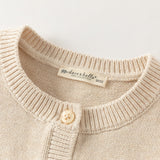 Dave&Bella Toddler Girls Pink/Apricot Cozy Cotton Cute Animal Jacquard Knit Vests