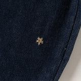 Dave&Bella Toddler Girls Denim Blue Tiny Floral Print Versatile Jeans
