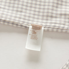 Dave&Bella Toddler Boys Brown Plaid Classic Simple Versatile Preppy Style Shirts