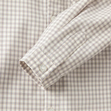 Dave&Bella Toddler Boys Brown Plaid Classic Simple Versatile Preppy Style Shirts