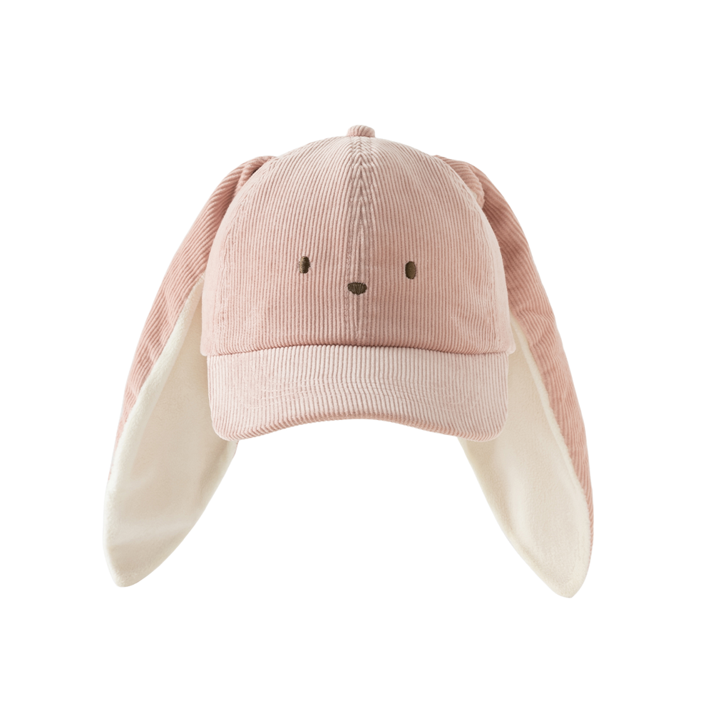 Dave&Bella Toddler Girls Pink Cute Rabbit Ears Soft Comfortable Cotton Hats