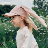 Dave&Bella Toddler Girls Pink Cute Rabbit Ears Soft Comfortable Cotton Hats