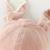 Dave&Bella Toddler Girls Pink Cute Rabbit Ears Soft Comfortable Cotton Hats