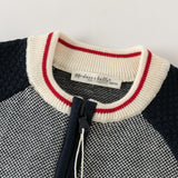Dave&Bella Kids Boys Navy Classic Cotton Soft Long Sleeve Cardigans