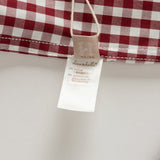 Dave&Bella Toddler Boys Red White Plaid Classic Soft Comfortable Cotton Shirts