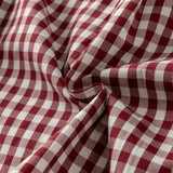 Dave&Bella Toddler Boys Red White Plaid Classic Soft Comfortable Cotton Shirts