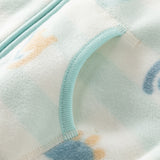 Dave&Bella Toddler Boys’ Fleece Jacket – Playful Print “Hug Jacket”