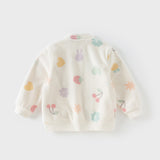 Dave&Bella Toddler Girls’ Fleece Jacket – Cute Print “Hug Jacket”