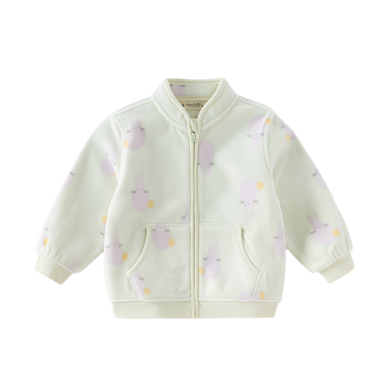 Dave&Bella Toddler Girls’ Fleece Jacket – Versatile New “Hug Jacket”