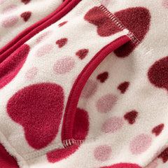 Dave&Bella Toddler Girls’ Fleece Jacket – Autumn 2025 New “Hug Jacket”