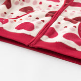 Dave&Bella Toddler Girls’ Fleece Jacket – Cute Print “Hug Jacket”