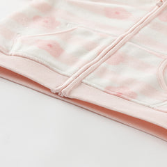 Dave&Bella Children Girls Spring Outerwear Cute Print Tops Pink