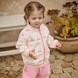 Dave&Bella Toddler Girls Multi-color&print Turtle Soft Fleece Jackets