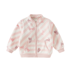 Dave&Bella Toddler Girls Multi-color&print Turtle Soft Fleece Jackets