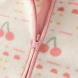 Dave&Bella Toddler Girls Multi-color&print Turtle Soft Fleece Jackets