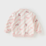 Dave&Bella Toddler Girls Multi-color&print Turtle Soft Fleece Jackets