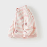 Dave&Bella Toddler Girls Multi-color&print Turtle Soft Fleece Jackets