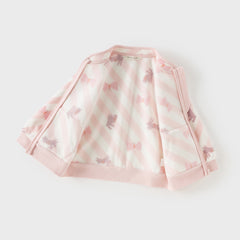 Dave&Bella Toddler Girls Multi-color&print Turtle Soft Fleece Jackets