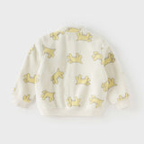 Dave&Bella Toddler Boys Cute Print Turtle Soft Fleece Jackets