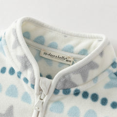 Dave&Bella Toddler Boys Cute Print Turtle Soft Fleece Jackets