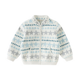 Dave&Bella Toddler Boys Cute Print Turtle Soft Fleece Jackets
