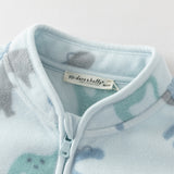 Dave&Bella Toddler Boys Cute Print Turtle Soft Fleece Jackets