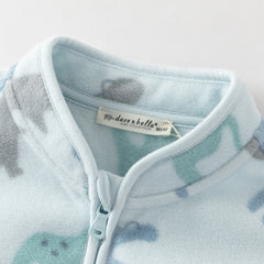 Dave&Bella Toddler Boys Cute Print Turtle Soft Fleece Jackets