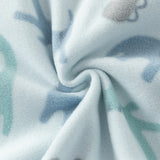 Dave&Bella Toddler Boys Cute Print Turtle Soft Fleece Jackets