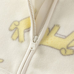 Dave&Bella Toddler Boys Cute Print Turtle Soft Fleece Jackets